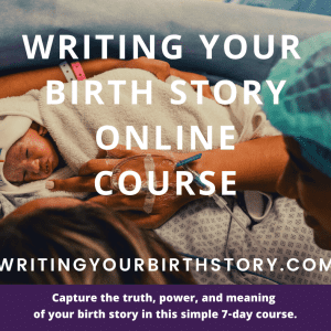 how to write birth story