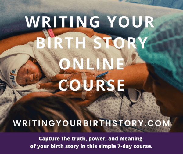 how to write birth story